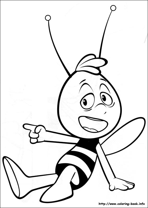 Maya the Bee coloring picture